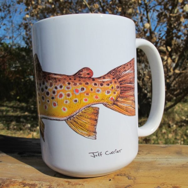 Brown Trout | Coffee Mug | Jeff Currier - Image 2