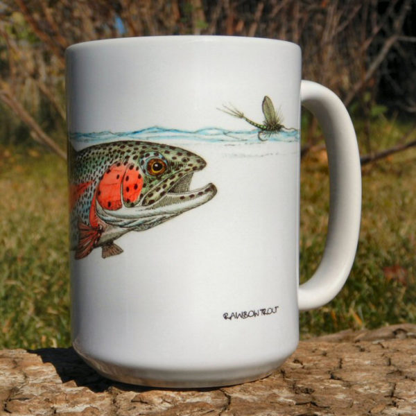 Swimming Rainbow Trout | Coffee Mug | Jeff Currier