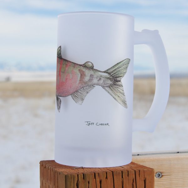 Chum Salmon | Frosted Mug | Jeff Currier - Image 2