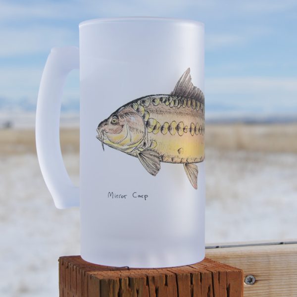 Mirror Carp | Frosted Mug | Jeff Currier