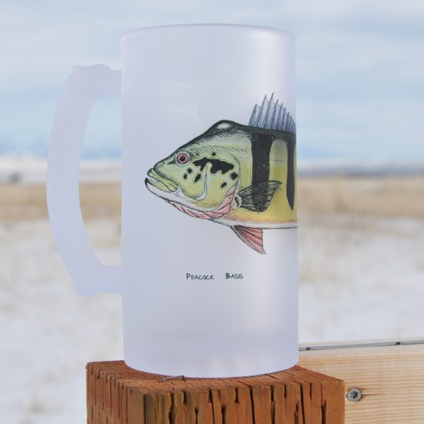 Peacock Bass | Frosted Mug | Jeff Currier