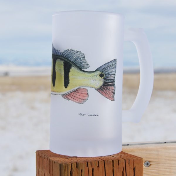 Peacock Bass | Frosted Mug | Jeff Currier - Image 2