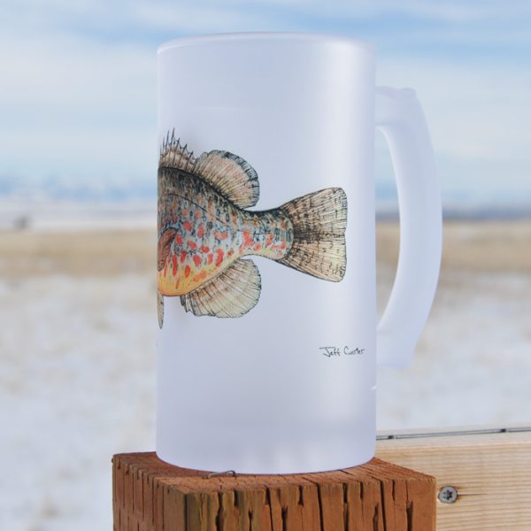 Pumpkinseed Sunfish | Frosted Mug | Jeff Currier - Image 2