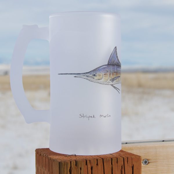 Striped Marlin | Frosted Mug | Jeff Currier