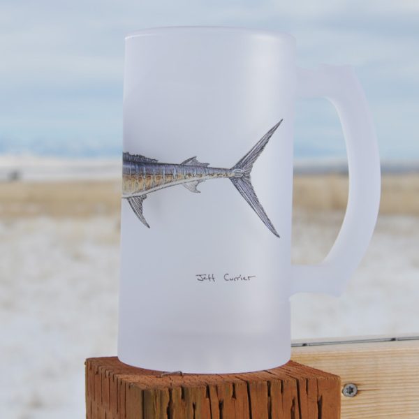 Striped Marlin | Frosted Mug | Jeff Currier - Image 2