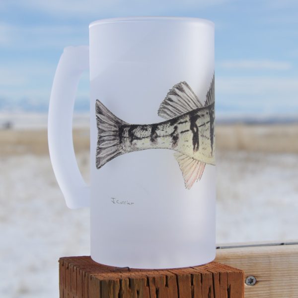 Yellow Perch | Frosted Mug | Jeff Currier - Image 2