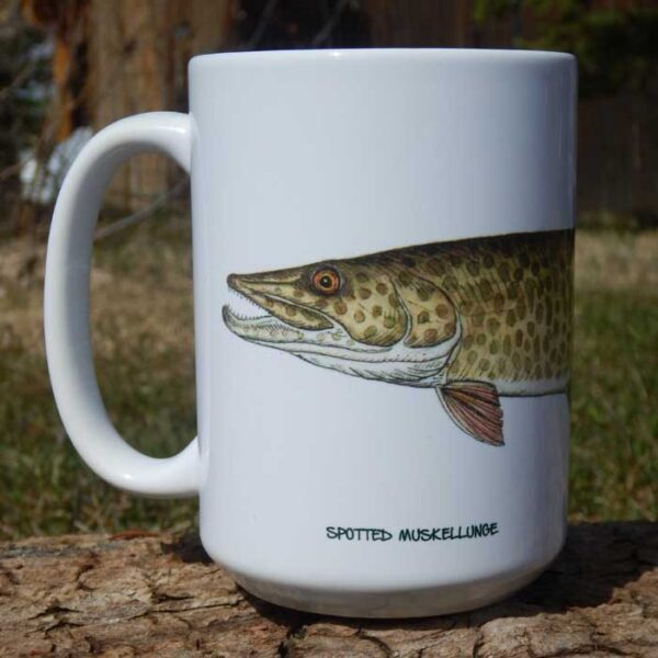 Spotted Muskellunge | Coffee Mug | Jeff Currier