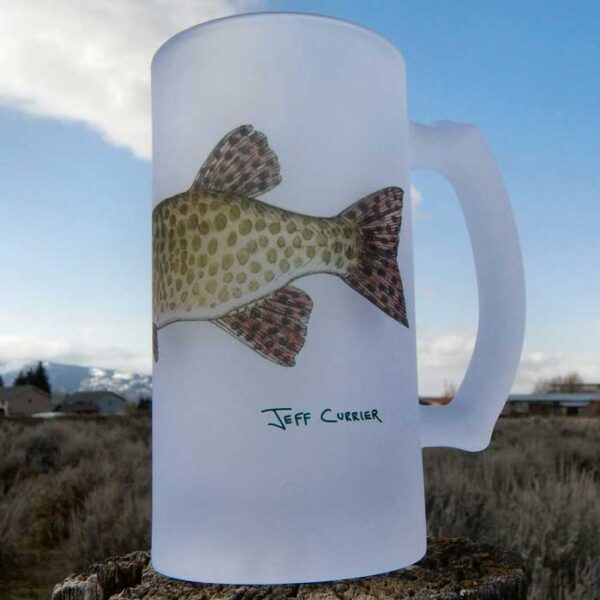 Spotted Muskellunge | Frosted Mug | Jeff Currier - Image 2