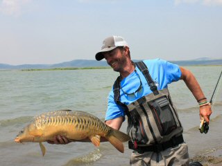 fly fishing for carp