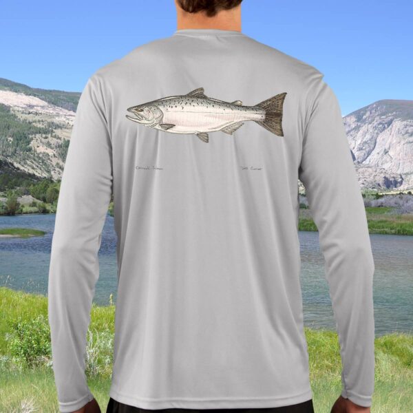 Chinook Salmon | Solar Long Sleeve Shirt - Image 3