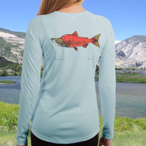 Sockeye Salmon | Ladies Solar Long Sleeve Shirt