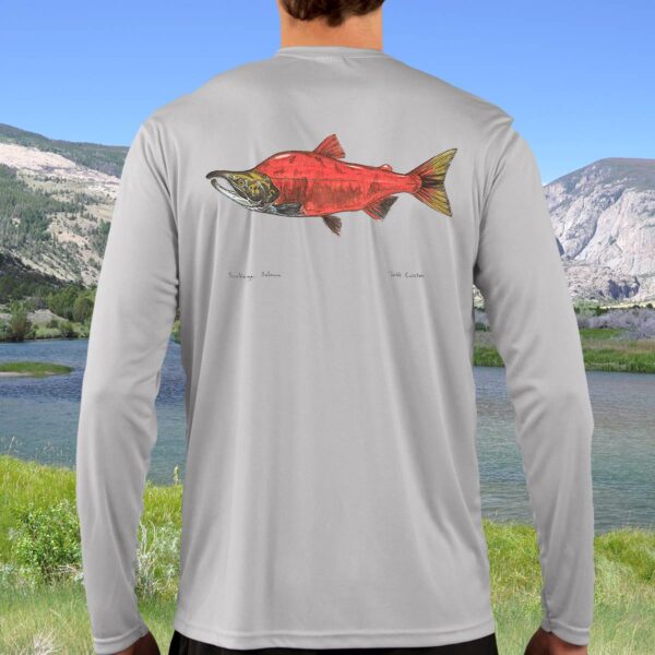 Sockeye Salmon | Solar Long Sleeve Shirt - Image 3