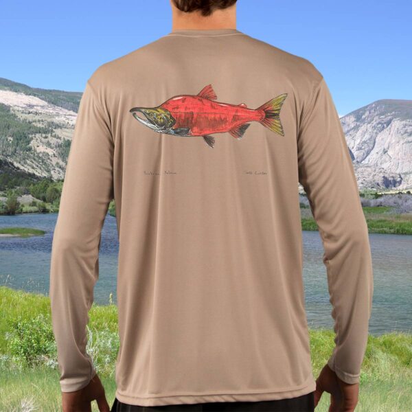 Sockeye Salmon | Solar Long Sleeve Shirt - Image 5