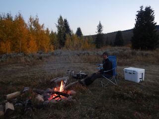 camping and fishing