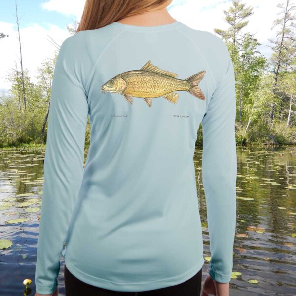 Common Carp | Ladies Solar Long Sleeve Shirt - Image 3