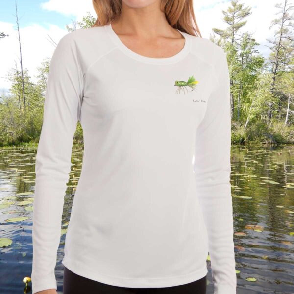 Largemouth Bass | Ladies Solar Long Sleeve Shirt - Image 2