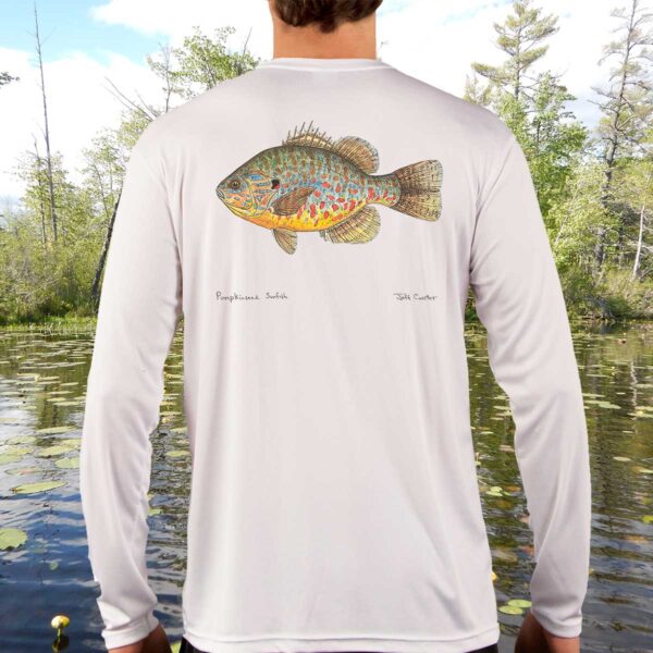 Pumpkinseed Sunfish | Solar Long Sleeve Shirt - Image 3