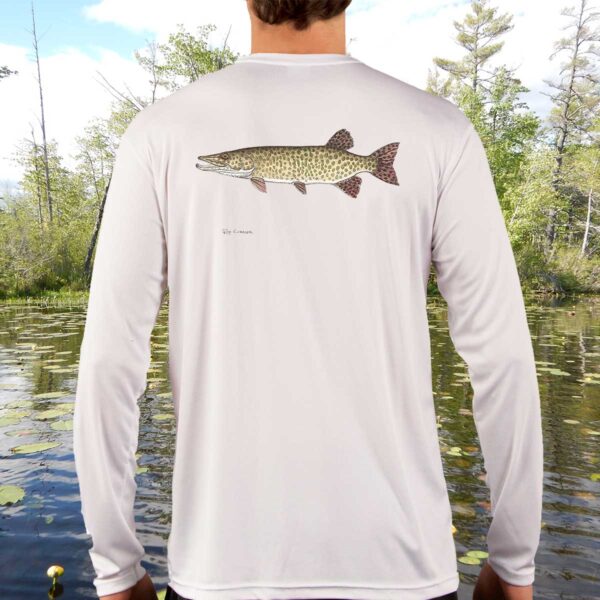 Spotted Muskellunge | Solar Long Sleeve Shirt - Image 3