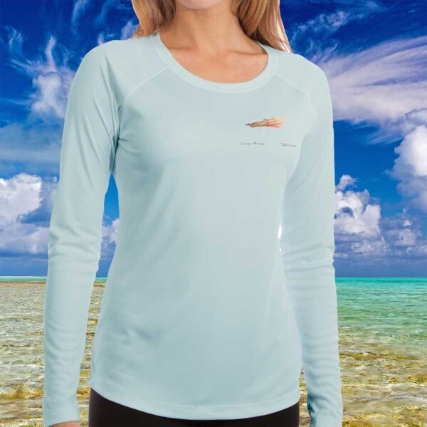 Mutton Snapper | Ladies Solar Long Sleeve Shirt - Image 4