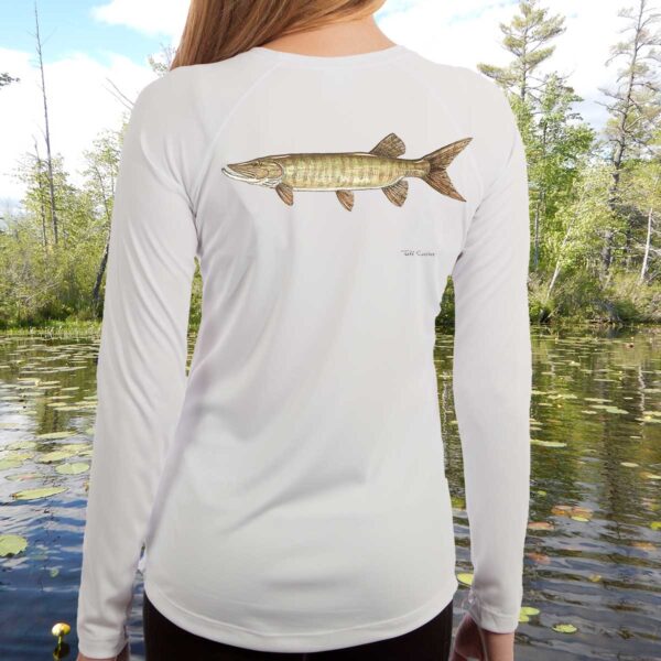 Muskellunge | Ladies Solar Long Sleeve Shirt - Image 3