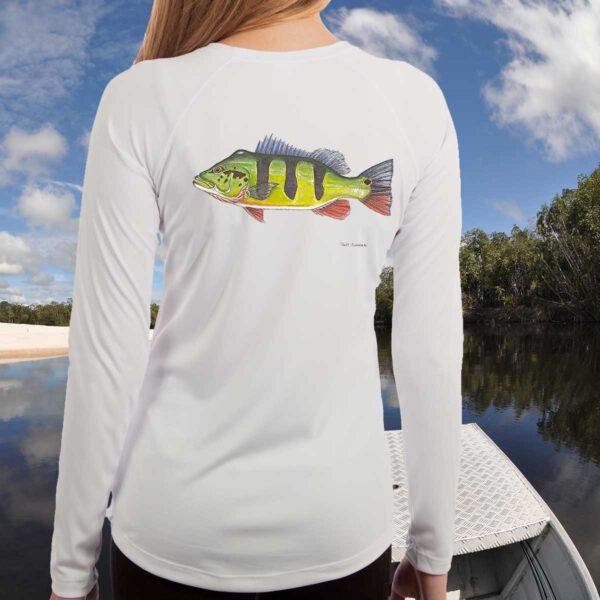 Peacock Bass | Ladies Solar Long Sleeve Shirt