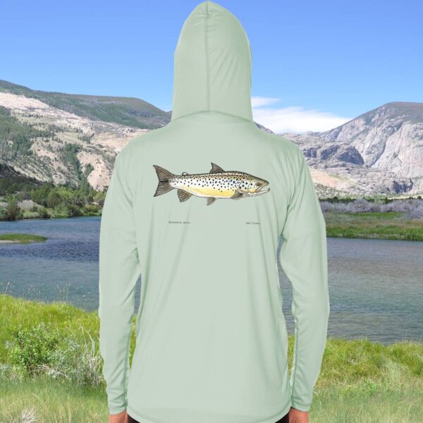 Landlocked Salmon | Solar Hoodie - Image 4