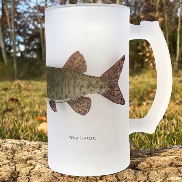 Muskellunge | Frosted Mug | Jeff Currier - Image 2