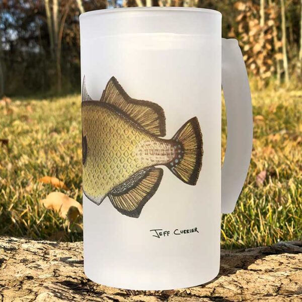 Mustache Triggerfish | Frosted Mug | Jeff Currier - Image 2