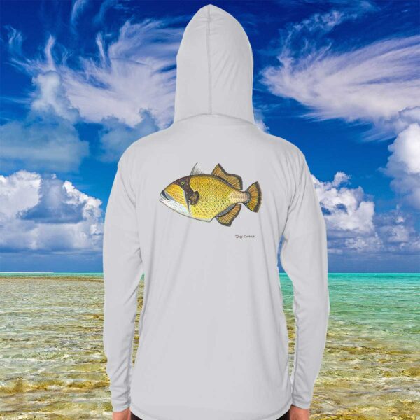 Mustache Triggerfish | Solar Hoodie - Image 5