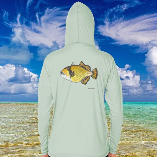 Mustache Triggerfish | Solar Hoodie - Image 3