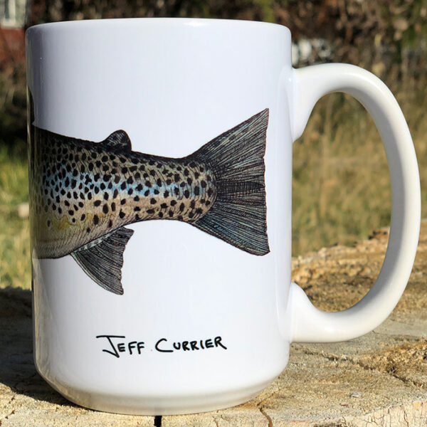 Ice Age Brown Trout | Coffee Mug | Jeff Currier - Image 2