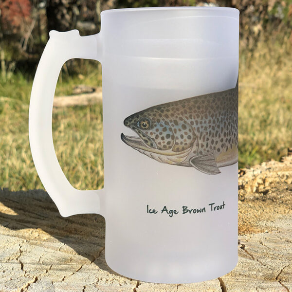 Ice Age Brown Trout | Frosted Mug | Jeff Currier