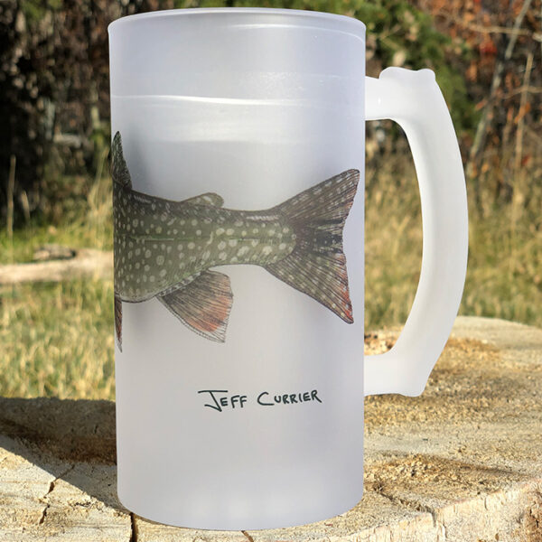 Lake Trout | Frosted Mug | Jeff Currier - Image 2