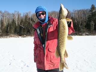 Icefishing-pike