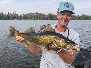 Summer Day Muskies and Walleye in October