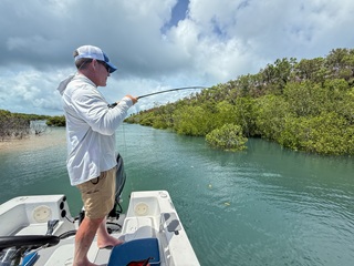 flyfishing barramundi