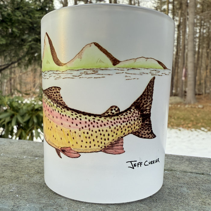 Swimming Snake River Cutthroat | Whiskey Glass - Image 2